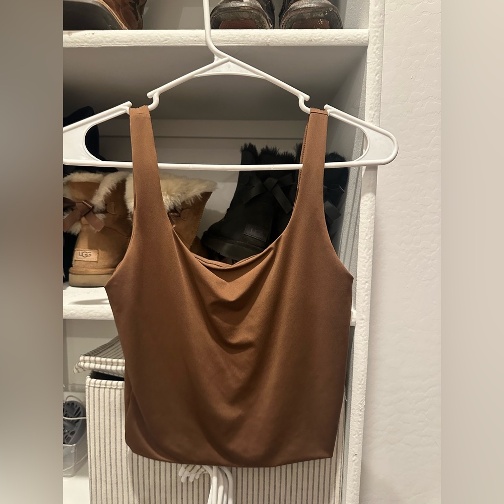 Brown Spandex Top